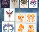 占い・スピ系！おしゃれな星座占いのイラスト描きます SNS発信★12星座、四柱推命、スピリチュアル、血液型など イメージ7