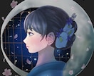 儚げなイラスト(簡単なMV制作も可)描きます 彩度が低めの儚い雰囲気のイラストを描きます。 イメージ5