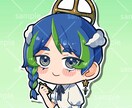 商用OK！ミニキャラのステッカー風アイコン承ります オリジナルキャラクターをかわいいSNSアイコンに致します！ イメージ3