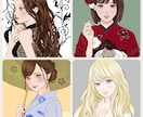 オシャレ大人可愛いアイコン、イラスト作成します 小物無料！色々な場面でお使いください イメージ8