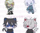 可愛いミニキャラを描きます 共依存などのダーク系や、地雷系が得意です‪‪❤︎‬ イメージ1
