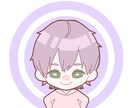 お話からイメージを膨らませてミニキャラ描きます あなたの好きを詰め込んだ優しいアイコンを。 イメージ3