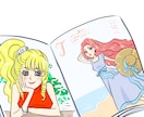 昭和の少女漫画風★アピール抜群のイラスト描きます １枚絵から漫画まで、広告・YouTube・インスタにも！ イメージ5