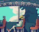 目を惹きつける一枚絵を提供致します 1枚絵/サムネイルなど対応可能です◎ イメージ2