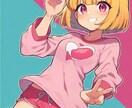 ポップで可愛いsns用イラストを作成します 可愛い女の子、男の子のイラストをsns用に使ってみませんか？ イメージ3