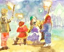 大切な想い出を水彩画で描きます ご家族、ご友人、ご自分の思い出を写真とは違う水彩画の抒情で イメージ4