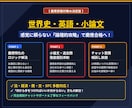 慶應特化！世界史・英語・小論文の相談に乗リます 論理的攻略で慶應合格へ！質問回答・小論文添削を徹底サポート イメージ1