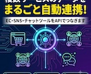 API連携で業務データを自動連携します EC・SNS・外部サービスをつなぎます イメージ1