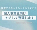 個人事業主のぐちゃぐちゃ経理、整理の相談に乗ります 税理士に相談するほどじゃないお悩みも、気軽にご相談ください！ イメージ1