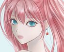 華やかで透明感ある人物イラスト描きます ⁠【限定3名様特別価格】歌ってみた・ヘッダー・アイコンに⭐︎ イメージ2