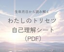生年月日からあなたの取扱説明書を作成します 自分を知るだけで終わらない。 思考・強み・行動タイプを言語化 イメージ1