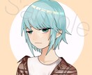 SMS等に使えるアイコンお描きします デフォルメされたかわいい女の子や男の子を制作します！ イメージ2