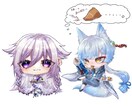 幅広く使えるデフォルメキャラ立ち絵、制作いたします 幅広い絵柄のミニキャラ立ち絵をお届け！ イメージ5