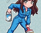 可愛いデフォルメアイコン描きます SNSアイコンやプレゼントに最適なミニキャラ制作 イメージ3