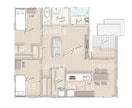 シンプル&お洒落な手書き風間取り図描きます ▼ 1〜2LDKまで／家具付き／Airbnb実績多数 イメージ1