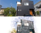 手描きスケッチ風に画像合成します 建築写真や3Dパースをおしゃれに手書き風に イメージ3