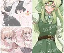 OCのイラスト依頼承ります お試しです　一枚絵の依頼承ります イメージ1