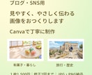 見やすいブログ・SNS画像を作ります やさしく伝わるデザインをCanvaで丁寧に制作します イメージ1