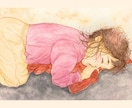 お子さま・ペットの今を残す優しい似顔絵を制作します 成長の一瞬を、小さなアートに。プチギフトにも人気です【2L】 イメージ3