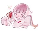 似顔絵、オリジナルや二次創作もイラストを描きます かわいい女の子やデザインならおまかせくださいませ イメージ2
