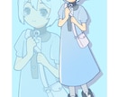 キャラクター立ち絵を制作いたします シンプルな塗りの全身立ち絵です。 イメージ8
