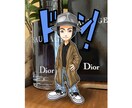 かわいいデフォルメイラスト(似顔絵)を制作します 思い出の場所やモノといつでも一緒にいれるイラストです イメージ3