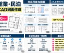 旅館業・民泊の申請用CAD図面を1枚から作成します 平面図・求積図・配置図など必要な図面だけ対応 イメージ5