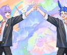 商用利用可！幅広い用途のイラストを描きます かっこ可愛いイラストが好きな方は一度ご覧ください！ イメージ7