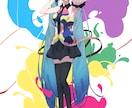 一枚絵、立ち絵、キャラクターデザイン等々てがけます 世界観や躍動感、迫力の表現が得意です。 イメージ8