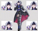 貴方だけの立ち絵やキャラクター作成を行います 可愛い子もかっこいい子も両方かけます！ イメージ3