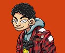 人物画を制作します 海外アーティストの線画を参考に個性的なイラストを制作します！ イメージ6