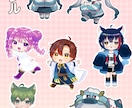 商用利用可能！ちびキャラ描きます グッズやSNSアイコンなどに！ イメージ3