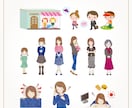 他ジャンルでかわいい／綺麗なイラスト制作いたします キャラ・パッケージ・グッズなど…デザインに使いやすいイラスト イメージ2