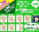 あなただけのオリジナルLINEスタンプ作ります 世界でたった一つ！写真一枚から作る！動くオリジナルスタンプ！ イメージ1