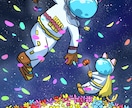 世界で一点物オリジナルアート作品制作します A3サイズ一点物の絵画をインテリアとして飾れます！！ イメージ4