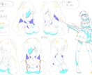 アニメーターがあなたの理想の女の子可愛く描きます アニメ塗りで可愛くカッコよく描きあげます イメージ5