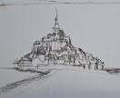 ペン画しゃけいかます なんでもやります線画ラフスケッチ転写など。 イメージ1