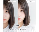 人物写真を綺麗にレタッチします レタッチ歴10年以上！肌や髪を整え自然な仕上がりに！ イメージ2