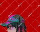 あなたのオリキャラでSNSアイコンを描きます オリキャラのお顔からバストまでのイラストを描きます！ イメージ2