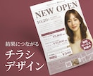 ターゲットに伝わるチラシデザイン作成します 成果や結果につながるチラシ、お任せください！ イメージ1