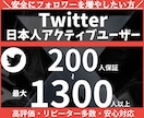 Twitter日本人フォロワー200人増やします X•Twitter 日本人フォロワー200人以上増やします イメージ1