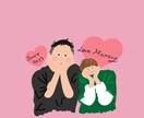 海外風タッチ♡で可愛いイラスト描きます SNS用アイコンや一枚ものイラストならお任せください！ イメージ2
