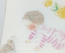 お子様を水彩絵の具で描き、可愛い一筆箋にいたします ひと味違う一筆箋で、感謝の気持ちを伝えてみませんか♡ イメージ4