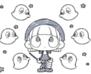 ポップでかわいいイラストを描きます シンプルかつポップでかわいいイラストを得意としています イメージ2