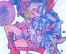 一枚絵制作承ります 動画サムネイル用・ゲーム立ち絵・アルバムジャケット等 イメージ1
