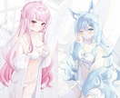 可愛いイラストお描きします アイコンやヘッダーサムネイル立ち絵用イラストご提供いたします イメージ4