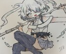 MVなどの1枚絵をアナログで描きます 私とぜひ一緒に作品作りませんか？ イメージ3