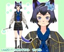 Live2Dパーツ分けイラスト描きます 少年少女、ケモノ、擬人化おまかせください! イメージ5