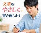 要約・リライト AIで文章をやさしく書き直します 文章が苦手な方・忙しい方向け／初心者向けに調整します イメージ1