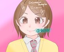11月末まで特別価格☆SNS用アイコン描きます 若い男女のバストアップイラスト描きます！最短2日納品！ イメージ3